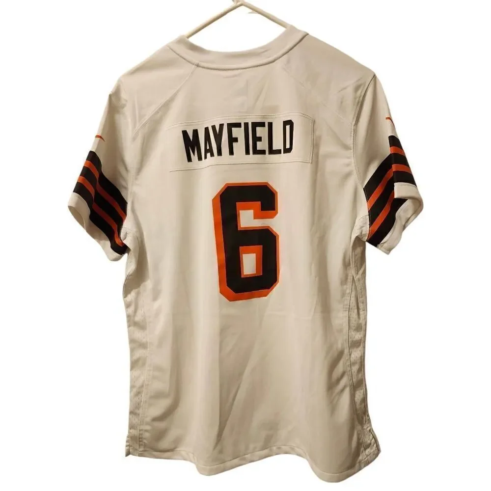 NFL Nike Cleveland Browns Jersey Women’s XLarge White #6 Baker Mayfield Nike On
